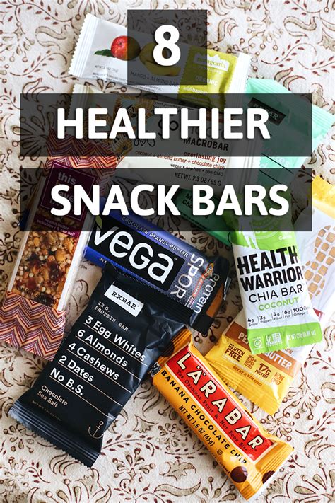 Looking For A Healthier Snack Bar This List Rounds Up 8 Healthier Store Bought Snacks So That