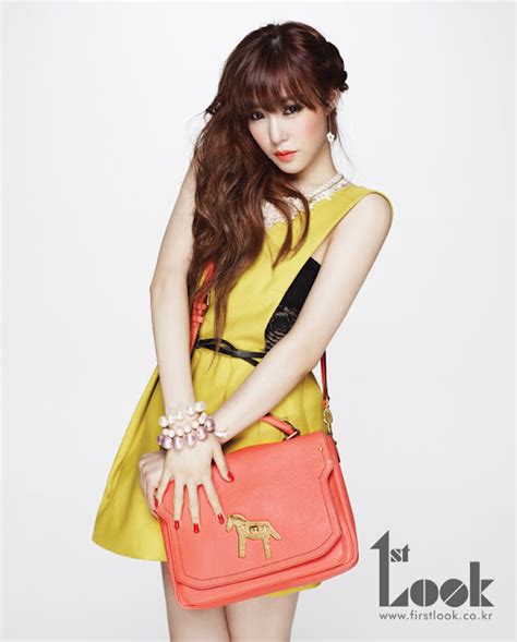 Short Haired Tiffany For ‘1st Look’~ Snsd Korean