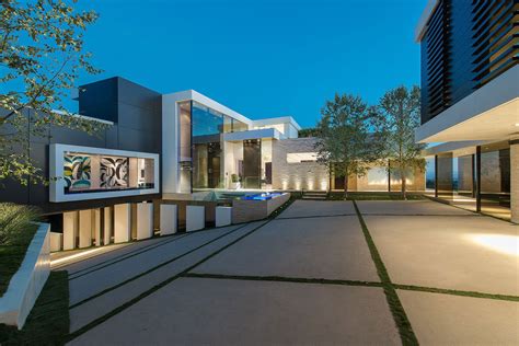 World Class Beverly Hills Contemporary Luxury Home With Dramatic Views Idesignarch Interior