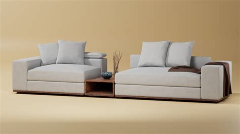 Soft 3d Luxury Sofa Cgtrader