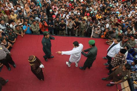 Gay In Indonesia S Aceh Brace For 100 Lashes In Front Of A Crowd Nbc News
