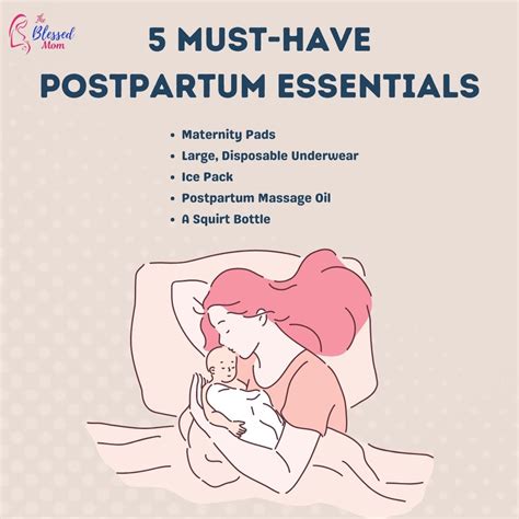 Postpartum Essentials Every Mom Needs Theblessedmom