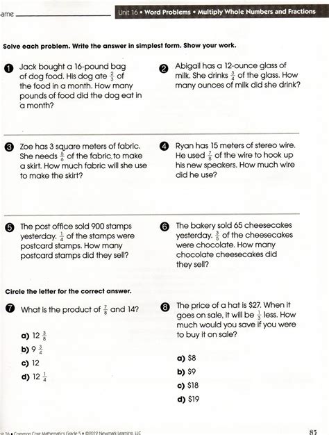 In comparison to addition and subtraction word problems, the multiplication and division word problems are complex. 018 Dividing Fraction Word Problems Math Multiplication — db-excel.com