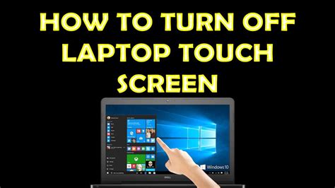 How To Turn Off Touch Screen On Hp Laptop How To Turn Off Touch Screen