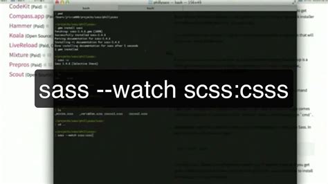 To SASSy Part Installing SASS From Ruby YouTube