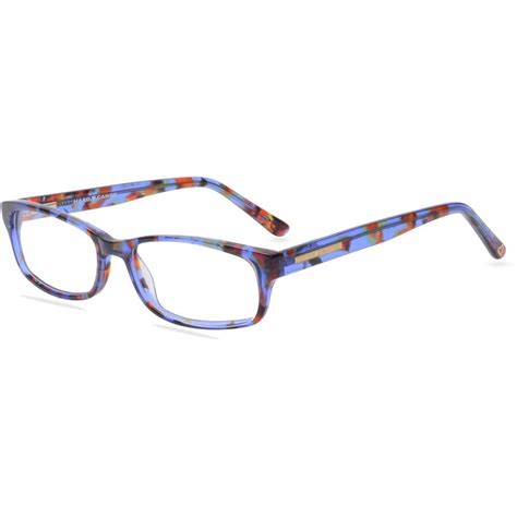 Hard Candy Womens Hc13 Blue Tort Eyeglass Frames