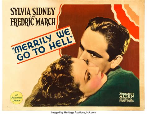 1932 merrily we go to hell poster home theater forum
