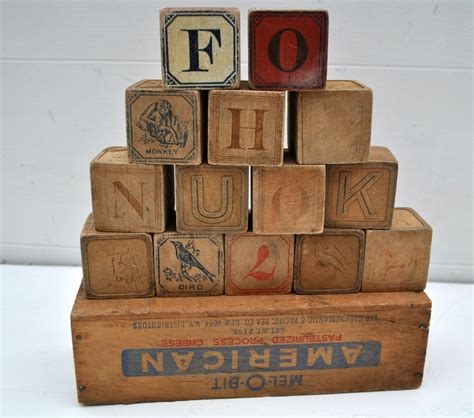 Vintage Wood Alphabet Blocks On Sale By Cheryl12108 On Etsy