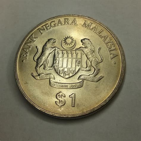 The malaysian ringgit is the currency of malaysia. Malaysia 1 Ringgit coin (1986) Commem (end 9/5/2020 6:15 PM)