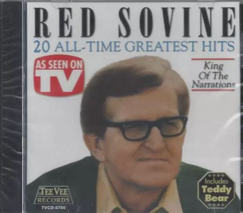 Red Sovine 20 All Time Greatest Hits Teddy Bear Giddy Up Go Little Joe New Cd 9 99 Picclick