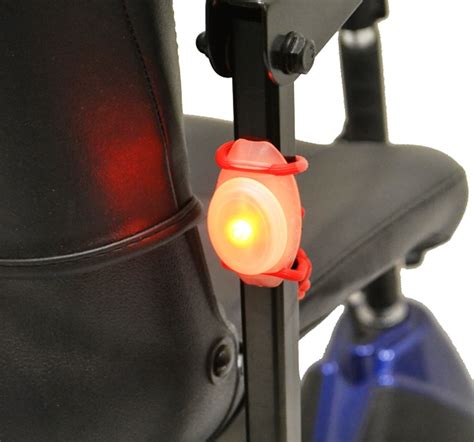 Diestco Red Twist Light For Walkers Wheelchairs Scooters Led Light