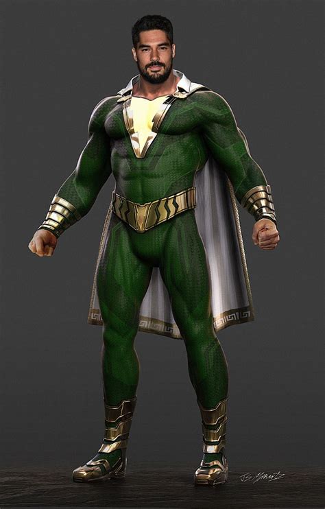 Artstation Shazam Costume Concept Art Jerad Marantz Shazam