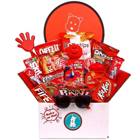 Red Y Or Not Is The Red Themed College Care Package Filled Full Of