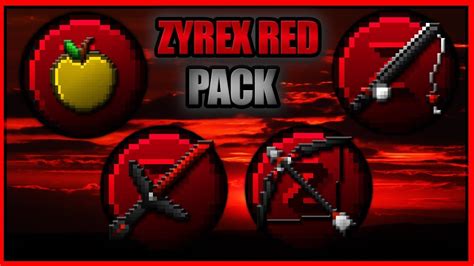 Minecraft Pvp Texture Pack L Zyrex Red 1718 Youtube