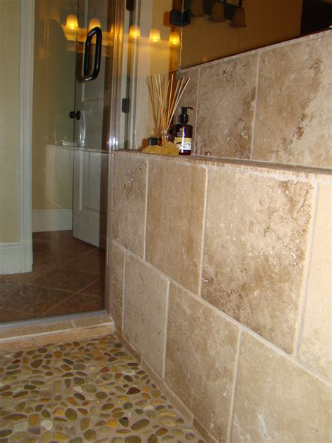 Shower Ledge Bathroom Design Flooring Decor