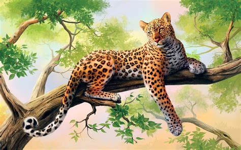 Leopard Art Wallpapers Hd Wallpapers Id 13648