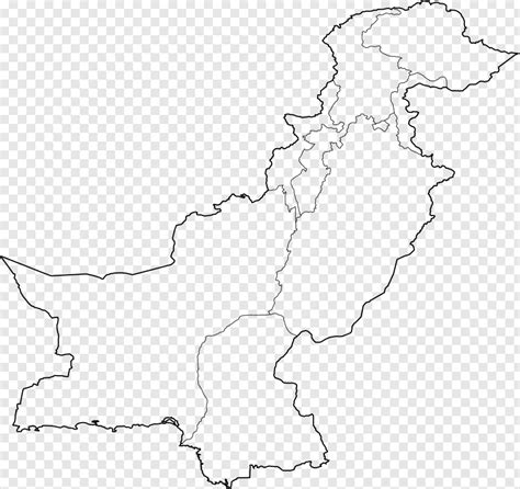 Map Of Pakistan Empty Png Download Outline Map Of Pakistan