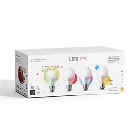 Lifx Mini 800 Lumen Led Light Bulb Hb4l3a19mc08e26 Multi Colored 4