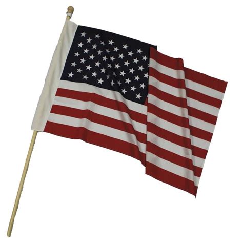 Olympus Flag And Banner American Flag And Wood Pole 25 Ft X 4 Ft By