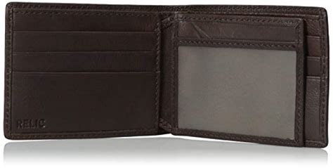 Fossil Relic By Leather Traveler Bifold Wallet In Brown For Men Lyst