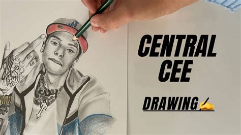 Central Cee Drawing ️ Youtube