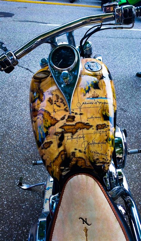 I painted a tank once with a duplicolor rattle can. Gas Tank, Perfect For The Land-Pirate. | Motorcycle paint ...