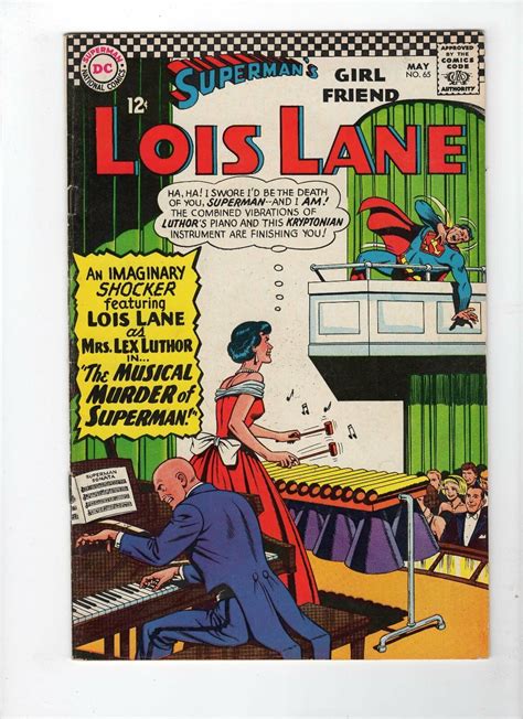 Supermans Girl Friend Lois Lane 65 May 1966 Dc Fine Comic