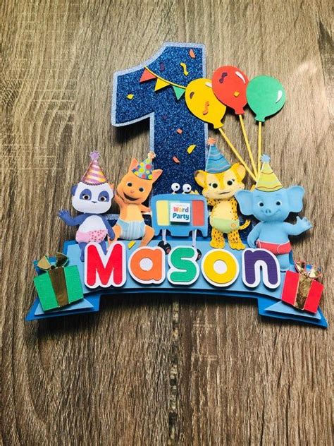 Maybe you would like to learn more about one of these? Word Party Cake Topper Word Party Birthday Word Party 1st | Etsy | 1st birthday party ...