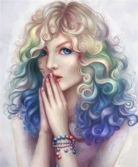 Фото Девушка с волнистыми волосами By Marfyta