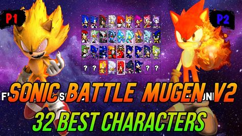Release Sonic Battle Jus Mugen V2 Screenpack Youtube
