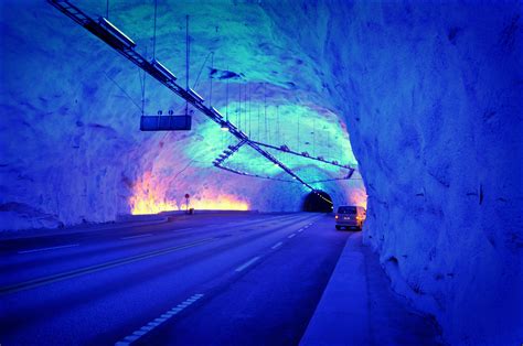 The Longest Tunnel In The World Which Connects L Rdal And Aurland In