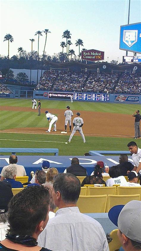 Dodger Stadium Section 20fd Row G Seat 5 Los Angeles Dodgers Vs