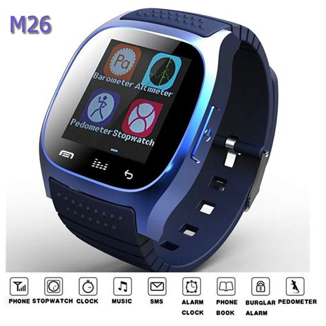 Hot Smartwatch M26 Sport Bluetooth Smart Watch Music Player Pedometer