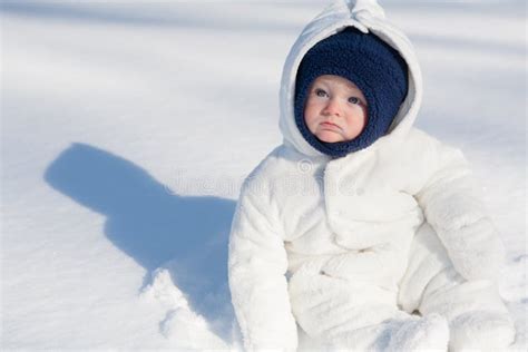 Snow Baby Stock Photo Image Of Grumpy Outdoors Loving 62606248