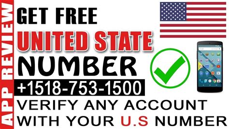 How To Get Usa Mobile Number Free For All App Verification Youtube