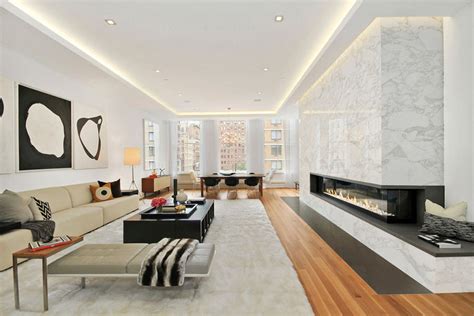 Illuminated Drop Ceilings Emphasize The Height Inside This New York