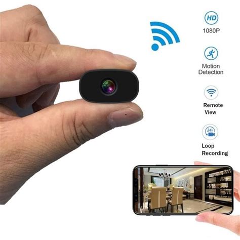 mini caméra espion 1080p hd sans fil wifi caméra caméras de surveillance enregistreur vidéo vue