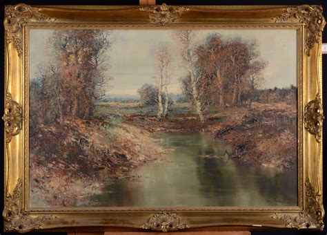 Bauer Landscape Oil On Canvas Signed 60 X 90cm