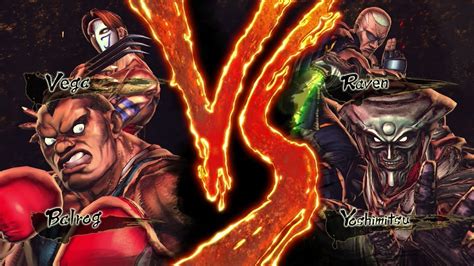Street Fighter X Tekken Balrog And Vega Vs Yoshimitsu