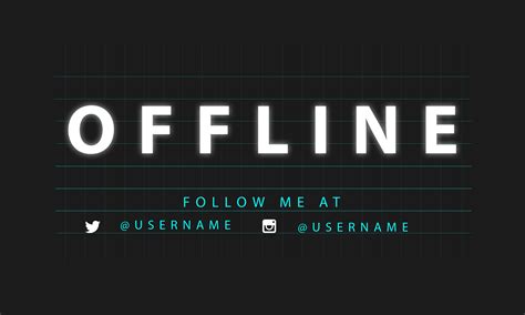 Glowing Twitch Banner And Panels On Behance