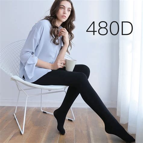 women pantyhose velvet tights sexy stockings 480d stovepipe ladies tights black skin color high