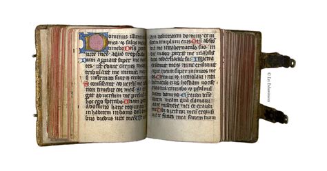 Ferial Illuminated Manuscripts Psalter Medieval Text Manuscripts