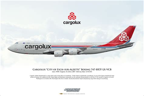 Cargolux City Of Esch Sur Alzette Boeing 747 8r7f Lx Vcb Airliner