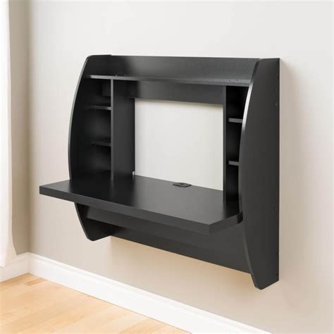 A clean and simple look that fits just about anywhere. Wall Mounted Floating Desk - Zero Gravity Floating Desk ...