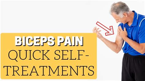 Biceps Pain Tendonitis Quick Fix Self Treatments To STOP Pain YouTube