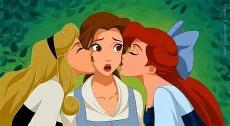 Two Princess Are Kissing Belle Callies Pins Pinterest Belle And