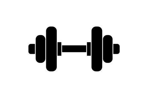 Dumbells Gym Fitness Workout Icon Illustration Par Hoeda80