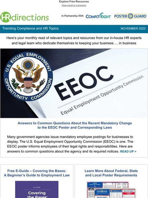 Hrdirect Hrdirections Everything You Need To Know About Eeoc Poster