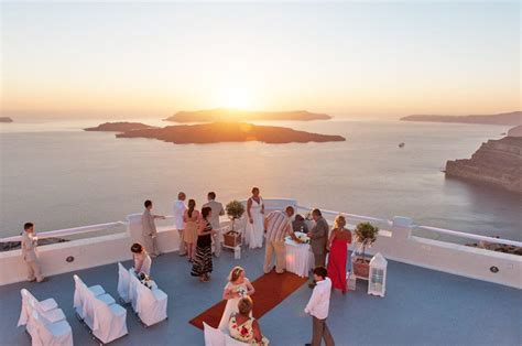 Application for a marriage at the town hall. Santorini sunset wedding packages #sunset #Santorini # ...