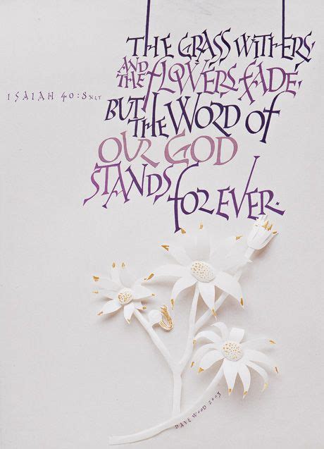 Isaiah 40 Beautiful Christian Calligraphy Print Calligraphy Print